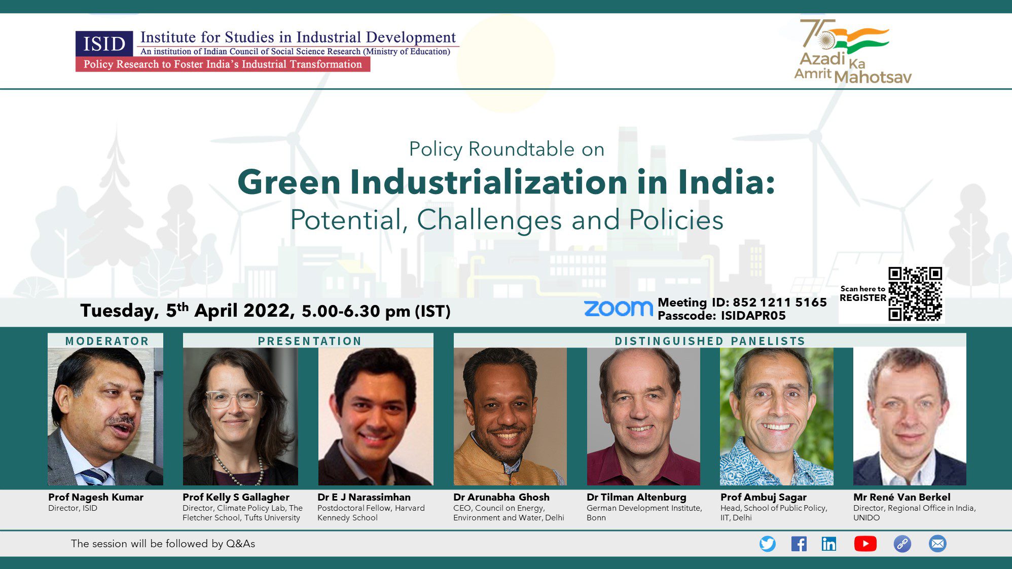 Policy Roundtable on Green Industrialization in India: Potential, Challenges and Policies