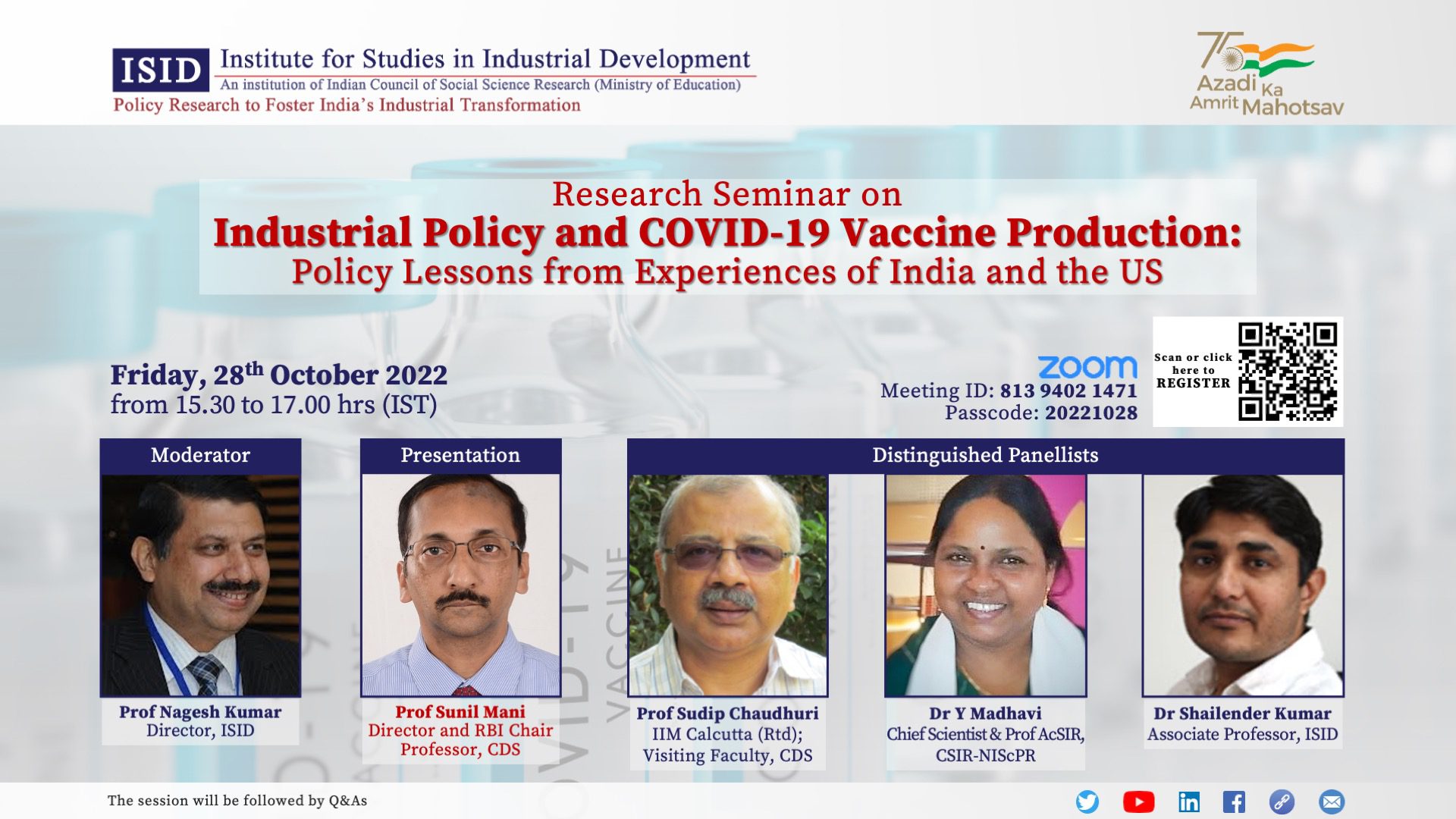 Research Seminar on Industrial Policy and COVID-19 Vaccine Production