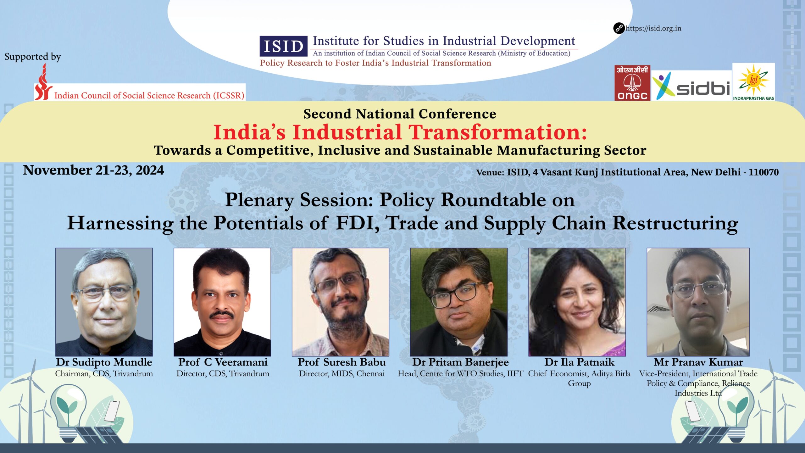 Policy Roundtable on Harnessing Potentials of FDI, Trade and Supply Chain Restructuring