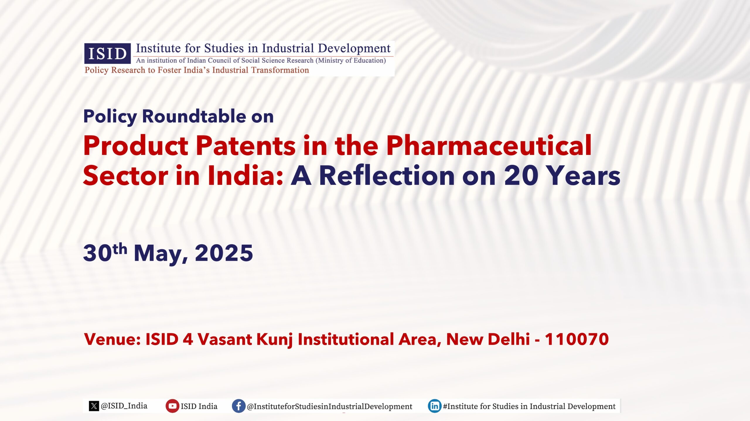 Product Patents in the Pharmaceutical Sector in India: A Reflection on 20 Years
